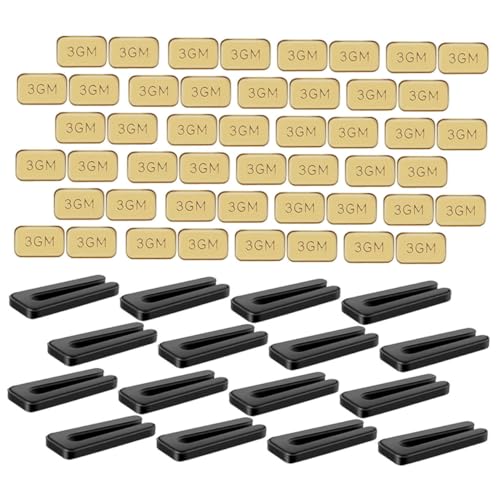 jojofuny Deckenventilator Ausgleichsset Teiliges Fan Balancing Kit mit Selbstklebenden Gewichten und Clips für Lüfterblätter Balance zur Schwingungsreduzierung von jojofuny