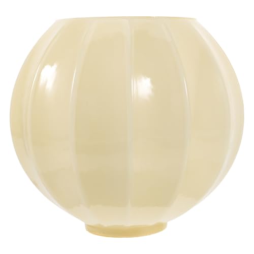 jojofuny Retro Glas Lampenschirm Beige 15Cm FüR Pendelleuchten E27 Fassung Stilvolle Wohnzimmer Einrichtung Einfache Montage Dekorative Beleuchtung von jojofuny