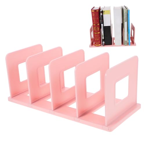 jojofuny Desktop Buchständer Strapazierfähigem Kunststoff Design Für Bücher Und Magazine Perfekter Organizer Für Home Office Und Studium Dekorativer Buchhalter von jojofuny