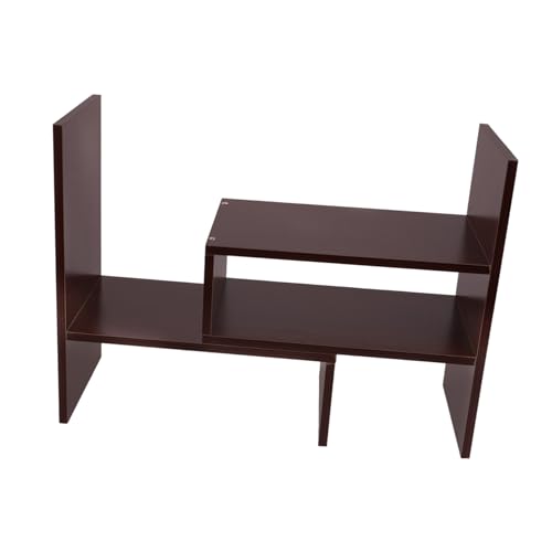 jojofuny Desktop-Bücherregal Bürodekor Desktop -Bücherregal -Hutch modernes bodenstehendes Bücherregal Lagerregal Bücherregale Desktop -Stand Rekordhalter hölzern Coffee jojofuny Desktop-Bücherregal Bürodekor Desktop -Bücherregal -Hutch modernes bodenstehendes Bücherregal Lagerregal Bücherregale Desktop -Stand Rekordhalter hölzern Coffee von jojofuny