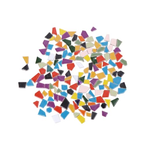 jojofuny Diy Handgemachte Keramiksplitter Unregelmäßige Glitzer Kristallsteine für Bastelarbeiten Bunte Mischung Mosaikmaterialien für Kreative Projekte jojofuny Diy Handgemachte Keramiksplitter Unregelmäßige Glitzer Kristallsteine für Bastelarbeiten Bunte Mischung Mosaikmaterialien für Kreative Projekte von jojofuny