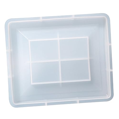 jojofuny Diy Silikonform für Fotorahmen Multifunktionale Kleine Rechteckige Gießform Sanftem Lebensmittelechtem Silikon für Bastelprojekte und Einzigartige Bilderrahmen von jojofuny