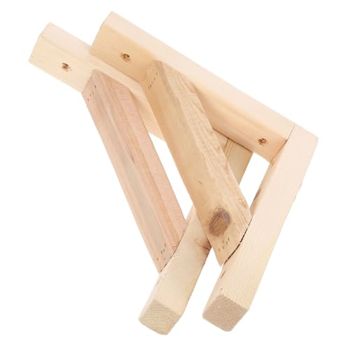 jojofuny Dreieckige Holz Wandhalterung Schwerlast Regalträger für Holzregale Stabile Rechteckige Wandkonsole Platzsparend Vielseitig Einsetzbar für Wohnzimmer Küche jojofuny Dreieckige Holz Wandhalterung Schwerlast Regalträger für Holzregale Stabile Rechteckige Wandkonsole Platzsparend Vielseitig Einsetzbar für Wohnzimmer Küche von jojofuny