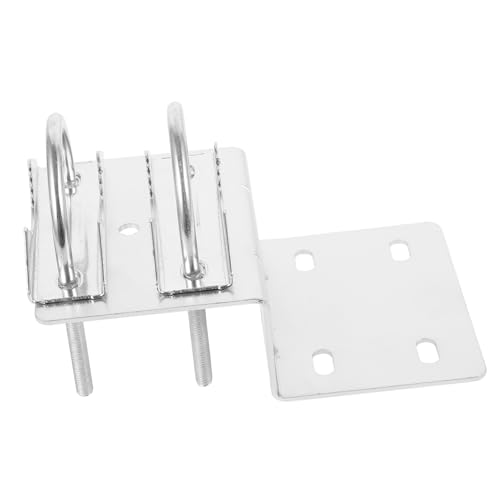 jojofuny Edelstahl Antennenhalterung Masthalterung Wetterfest Belastbar für Außenantenne Glasfaser und Funkmast Halterung mit Einfacher Montage für Zuverlässigen Signalempfang von jojofuny