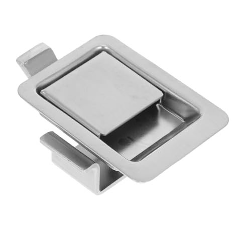 jojofuny Edelstahl Schranktürschloss mit Schlüssel Kälteresistent für Gefrierschränke und Werkzeugboxen Polierte Oberfläche Wartungsfreundlich Robust für Kalte Lagerung und Fahrzeugpaneele von jojofuny