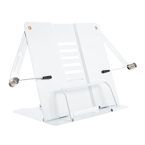 jojofuny Einstellbarer Leseständer aus Multifunktionale Buchstütze für Bücher Tablets und Notenständer Design für Zuhause und Büro von jojofuny
