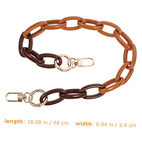 jojofuny Einstellbarer Schultergurt für Handtasche Abnehmbare Bunte Grobe Kettentasche als Ersatzriemen Robustes Zubehör für Purse Chain Strap und Wallet Chain Einfach zu Wechseln und von jojofuny