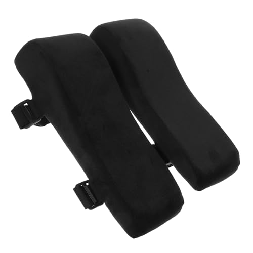 jojofuny Ergonomische Extra Dicke Stuhlarmlehnenpolster aus Elastischem Schaum Komfortable Arm und Ellenbogenstütze für Bürostuhl Gaming Stuhl und Computerstuhl Rutschfest Klassischem von jojofuny