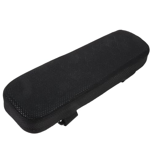 jojofuny Ersatz für Stuhllehnen: Ergonomische Memory-Schaum-Gel-Armlehnenpolster, universelle Passform für Büro- und Gaming-Stühle, Schwarz, 26 x 8 x 3,5 cm von jojofuny