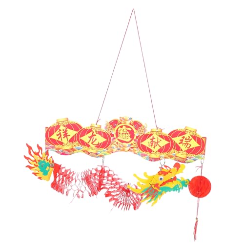 jojofuny Frühlingsfest Drachenlaterne Hängende Dekoration Wasserdichtes Papier Chinesische Neujahrsfeier Deko Leicht und Tragbar für Innen Außen Einzigartige Fotomomente jojofuny Frühlingsfest Drachenlaterne Hängende Dekoration Wasserdichtes Papier Chinesische Neujahrsfeier Deko Leicht und Tragbar für Innen Außen Einzigartige Fotomomente von jojofuny