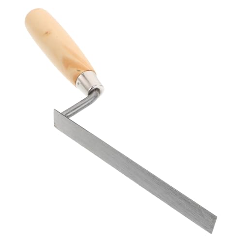 jojofuny Glättekelle aus Edelstahl Verstärkte Maurerkelle für Putz Trockenbau und Fliesen Langlebiges Handwerkzeug mit Scharf Poliertem Randbereich für Effizientes Glätten und Verputzen von jojofuny