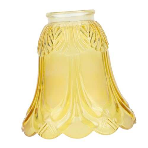 jojofuny Glas-lampenschirm Dekorativ Hängelampe Geeignet für Decken Tischlampen Einfache Montage Warmes Licht Modernes Skandinavisches Design für Wohnzimmer Hotel Schlafzimmer von jojofuny