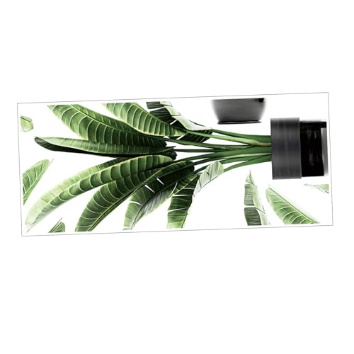 jojofuny Grüne Pflanzen Wandsticker Selbstklebend Tropische Topfpflanzen Wanddeko für Wohnzimmer Schlafzimmer Flur Schlafzimmer Yoga Raum von jojofuny
