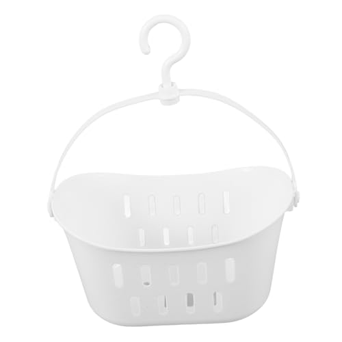 jojofuny Hängender Kunststoffkorb Wandkorb Multifunktional Küchen und Badezimmer Aufbewahrungskorb mit Ablagefunktion Stapelbar für Obst Gemüse Kosmetik von jojofuny