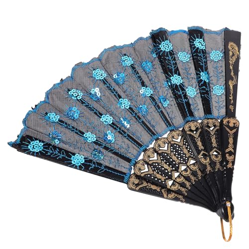 jojofuny Handfächer mit Besticktem Pfauendesign Faltbarer Handventilator Eleganter Fächer für Tanz Hochzeit Sommerreisen Vielseitig und Praktisch für Besondere Anlässe jojofuny Handfächer mit Besticktem Pfauendesign Faltbarer Handventilator Eleganter Fächer für Tanz Hochzeit Sommerreisen Vielseitig und Praktisch für Besondere Anlässe von jojofuny