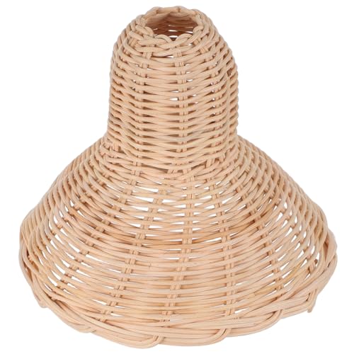 jojofuny Handgewebter Rattan Lampenschirm Vintage Pendelleuchte Lampenabdeckung Natürliche Lichtdiffusion Atmungsaktiv für Bar Wohnzimmer und Esszimmer jojofuny Handgewebter Rattan Lampenschirm Vintage Pendelleuchte Lampenabdeckung Natürliche Lichtdiffusion Atmungsaktiv für Bar Wohnzimmer und Esszimmer von jojofuny