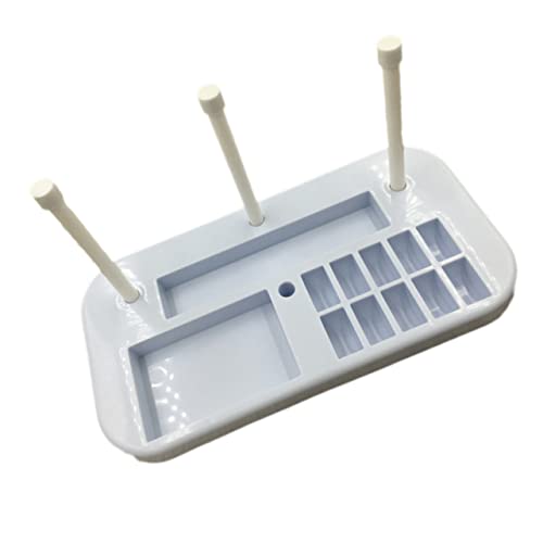 jojofuny Haushalts Garnständer für Spulen Fadenhalter für Stick und Quiltarbeiten und Langlebig Geeignet für Verschiedene Garngrößen Blau von jojofuny