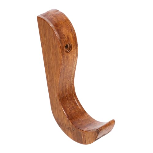 jojofuny Holz Wandhaken Selbstklebend Robust Eleganter Kleiderhaken Für Badezimmer Flur Und Schrank Vielseitig Einsetzbar Für Rucksäcke Handtücher Und Taschen Einfach Zu Montieren von jojofuny