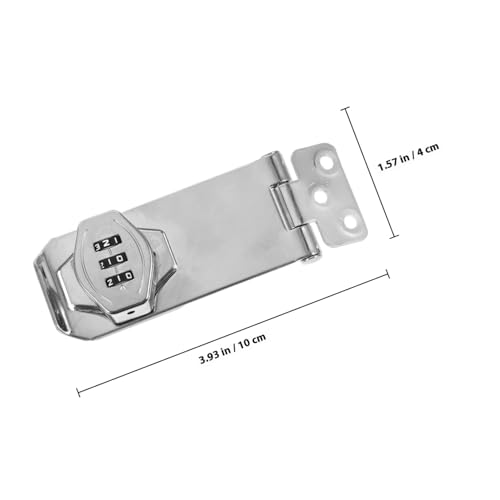 jojofuny Kabinen türschloss Kombination Schloss aus Robustem Material Korrosionsbeständig Langlebig mit Schrauben Sicherer Passwortschutz für Schränke im Haushalt von jojofuny