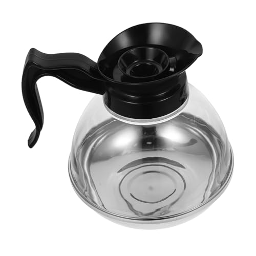 jojofuny Edelstahl Kaffeekanne mit Edelstahlboden Induktionsgeeignet Hitzebeständig Komfortabler Griff für Camping und Zuhause für und Teeliebhaber von jojofuny