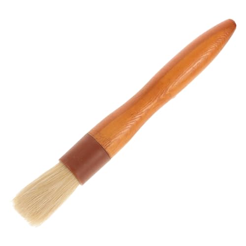 jojofuny Kaffeemühlen Reinigungsbürste mit Dickem Holzgriff Dichte Borsten Rutschfeste Handhabung Speziell für Handkaffeemühlen Effektive Kaffeepulver Entfernung Langlebig und zur Maschine von jojofuny