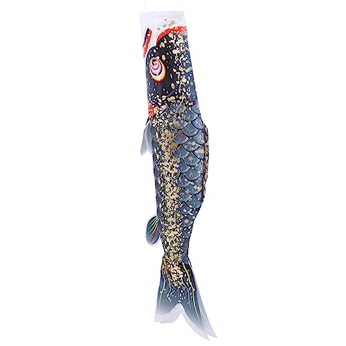 jojofuny Karpfen Streamer Japanische Fische Windsäcke Windsocken Windrichtung Windsack Windrichtung Flaggen Karpfen Windsack Hängende Dekoration Fisch Flagge 3D Windschutzscheibe Satin Bori von jojofuny