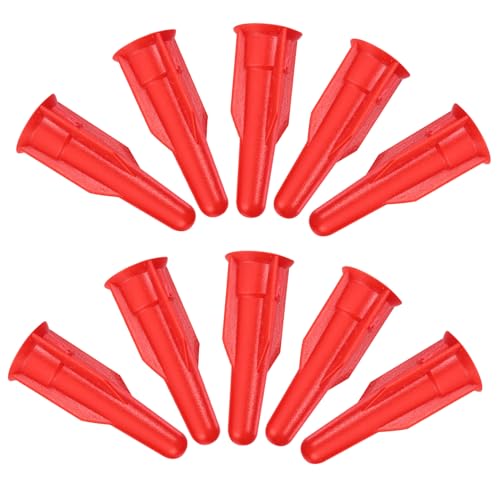 jojofuny Kartuschendüsen – 20 Kartuschenversiegeler Kartuschenschutzkappe Zubehörset Für Klebedüsen von jojofuny