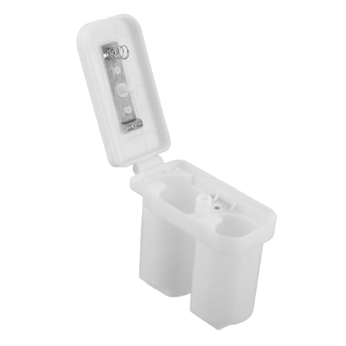 jojofuny Kasten Rauchgas-Warmwasserbereiter aa zu d batterie adapter Batterien d Größe d Batterieadapter Plastik Weiß von jojofuny
