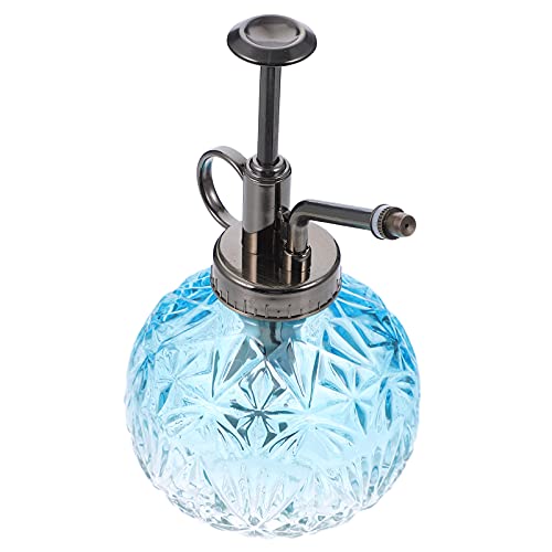 jojofuny Kleine Glas Gießkanne Blumen Sprühflasche Golden Blumensprüher Top Pumpe Pflanzensprüher Handsprüher Wassersprühflasche für Zimmerpflanzen Pflanzen Garten Bewässerung von jojofuny