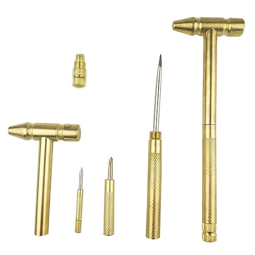 jojofuny Kupferbeschichteter Hammer mit Multifunktionalem Schraubendreher Set Vanadiumstahl Bits Magnetisch Tragbares Reparaturwerkzeug für Elektronik und Präzise Haushaltsarbeiten jojofuny Kupferbeschichteter Hammer mit Multifunktionalem Schraubendreher Set Vanadiumstahl Bits Magnetisch Tragbares Reparaturwerkzeug für Elektronik und Präzise Haushaltsarbeiten von jojofuny