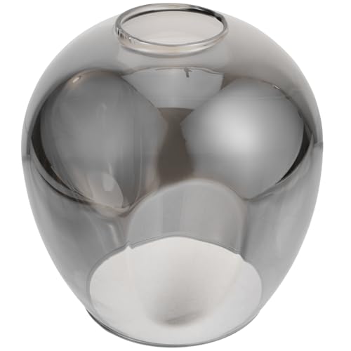 jojofuny Rauchgrauer Lampenschirm Glas Ersatz - 17cm, Austauschbarer Lampenschirm FüR Pendelleuchte, Dekorative Lampenschirmabdeckung FüR Wohnzimmer, Esszimmer Und Schlafzimmer von jojofuny