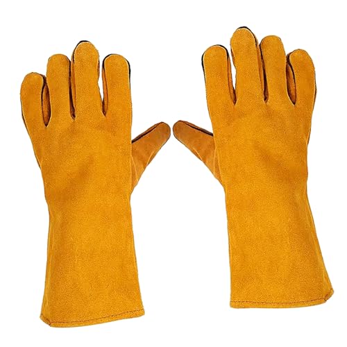 jojofuny Lang Geschnittene Arbeitshandschuhe mit Baumwollfutter Verstärkt Hitzebeständig für Damen Gartenarbeit Bau Vielseitiger Schutz gegen Kratzer und Abrieb Bequem Robust jojofuny Lang Geschnittene Arbeitshandschuhe mit Baumwollfutter Verstärkt Hitzebeständig für Damen Gartenarbeit Bau Vielseitiger Schutz gegen Kratzer und Abrieb Bequem Robust von jojofuny