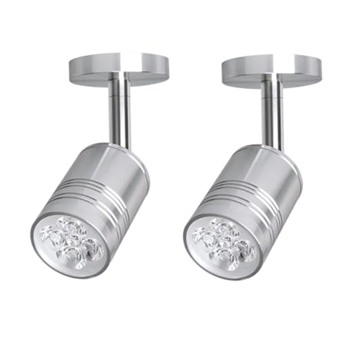 jojofuny Led Vitrinenbeleuchtung 360-grad-rotationslampe Kreative Vitrinenlampe Led-vitrinenleuchte Led-schaufensterlampe Decke Kleiner Scheinwerfer von jojofuny