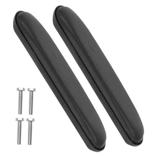 jojofuny Leder Armlehnenbezug für Bürostühle und Rollstühle Langlebiger Armlehnen Schutz mit Lochabstand Weiche Polsterung zur Druckentlastung und Bequemem Armstützenkomfort von jojofuny