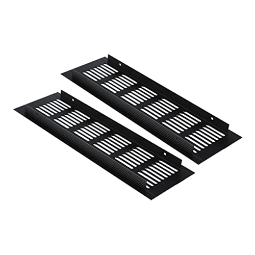 jojofuny 2Stücke Atmungsaktive Möbelventile Aluminiumlegierung für Schränke und Schuhschränke Belüftungsabdeckung für und Feuchtigkeitskontrolle von jojofuny