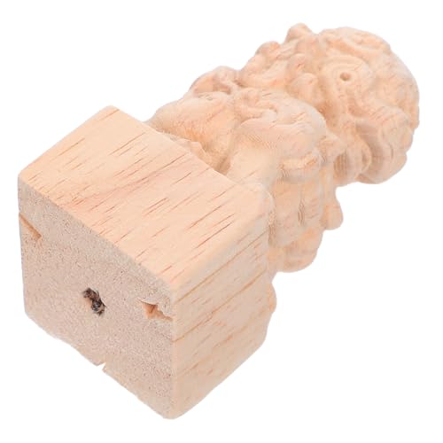 jojofuny Massive Holz Löwenkopf Möbel Balusterkappen Dekorative Newel Post Dekoration Geschnitzte Holz Finials Robuste Treppenpfosten Toppers für Klassische Wohnräume jojofuny Massive Holz Löwenkopf Möbel Balusterkappen Dekorative Newel Post Dekoration Geschnitzte Holz Finials Robuste Treppenpfosten Toppers für Klassische Wohnräume von jojofuny