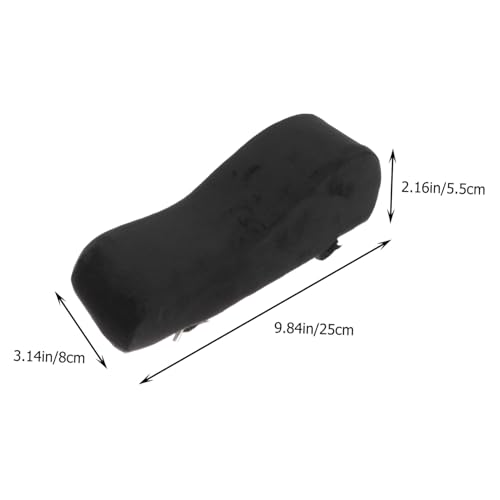 jojofuny Memory schaum Armlehnenpolster Bürostuhl Armauflagen Erhöhte Ellbogenstütze Rutschfest Weiche Armlehnenkissen für Gaming Computerstühle in Schwarz von jojofuny