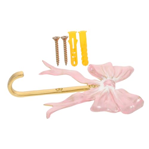 jojofuny Metall-bowknot-wandhaken Farbiger Vintage Dekorativer Schleifen-kleiderhaken Robust für Mantel Hut Handtuch Tasche Vielseitig für Wohn- Bad- Küchenräume Rosa jojofuny Metall-bowknot-wandhaken Farbiger Vintage Dekorativer Schleifen-kleiderhaken Robust für Mantel Hut Handtuch Tasche Vielseitig für Wohn- Bad- Küchenräume Rosa von jojofuny