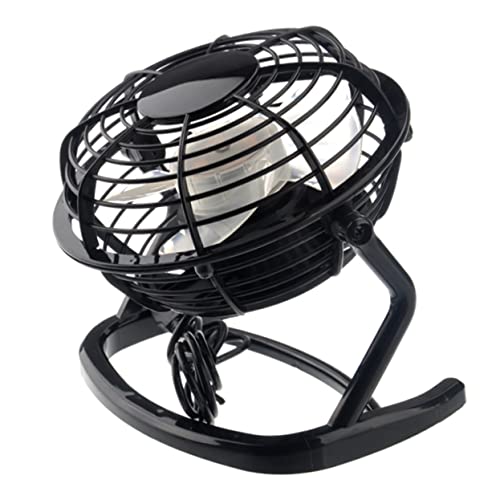 jojofuny Mini- mit Metallkonstruktion Luftgebläse Bodenventilatoren Büro-Fan kleine Ventilatoren tragbar Mini-Fans Lüfter Kinderwagen-Fan USB 2.0 Handheld Ladegebläse reisen von jojofuny