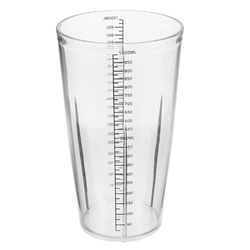jojofuny Mixer Mixbecher 1000 Ml Ersatzbecher Für Küchenmixer Mit Messmarkierungen – Transparenter Mixhalter Für Smoothies Und Säfte von jojofuny