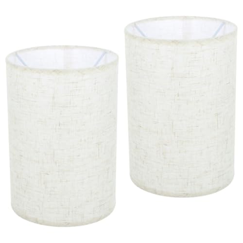 jojofuny Moderner Kleiner Lampenschirm Aus Leinen Geeignet Für Schreibtisch- Steh- Und Wandlampen Einfach Zu Verstellen von jojofuny