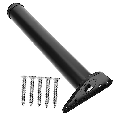jojofuny Möbelbeine Frühstücksbarbeine Verstellbares Tischbein Aus Metall Ersatzstütztischbein Für Esstisch 40 cm Darunter Schwarz von jojofuny