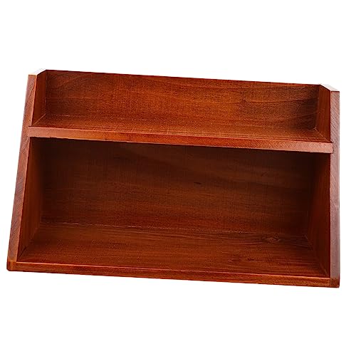 jojofuny Multi-Layer Holz Schreibtisch Organizer Kompakte Vielseitige Aufbewahrungslösung Für Bürobedarf Und Schulmaterialien Robuste Und Elegante Textur Platzsparend Und Praktisch von jojofuny