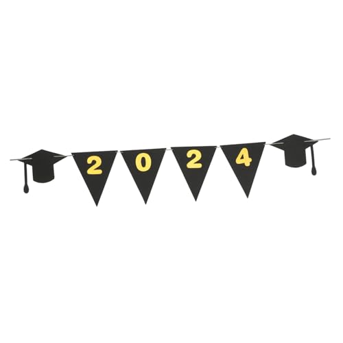 jojofuny Doktorhut Banner Felt Banner Für Abschlussfeier Party Deko Für Graduierung Für Fotokulisse Und Dekoration Hochwertiger Abschluss Wimpel Für Zuhause Garten von jojofuny