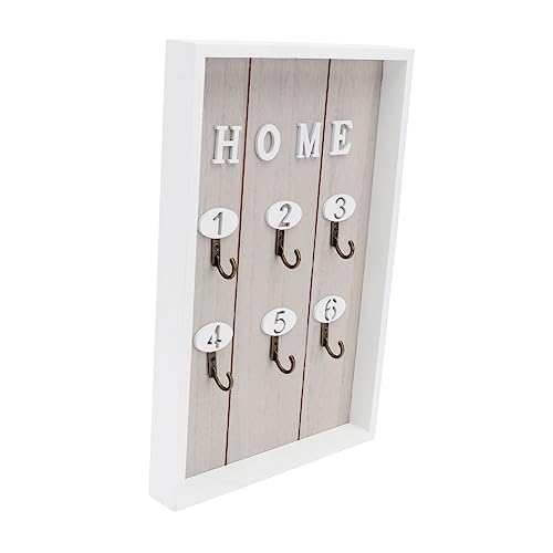 jojofuny Nordische Wand Schlüsselbox aus Dichtem Kreative Wandaufbewahrung mit Elegantem Design Praktischer Schlüsselhalter für Eingangsbereich Dekorative Aufhängung für Zuhause und Hotel von jojofuny