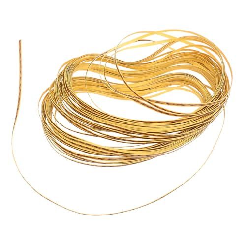 jojofuny PE Kunststoff Flachrattan Flexibles Langlebiges Reparaturmaterial für Geflechtmöbel Korb Terrassenmöbelreparatur Wartungsarm Realistische Struktur DIY Bastelbedarf von jojofuny