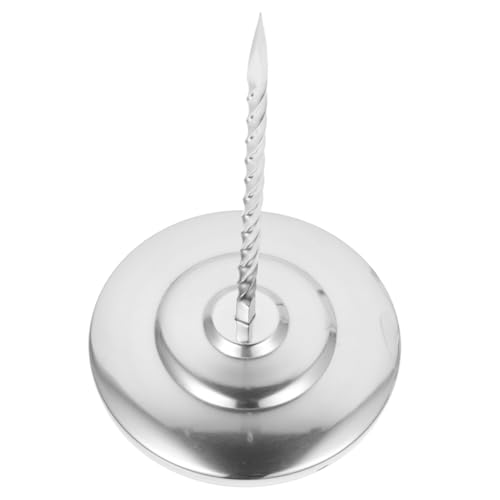 jojofuny Praktischer Rechnungshalter aus Dickem Solidem mit Gebogenem Stab für Küche Restaurant und Büro Vielseitiger Bonhalter zur Ordentlichen Ablage von Belegen Notizen und Quittungen von jojofuny