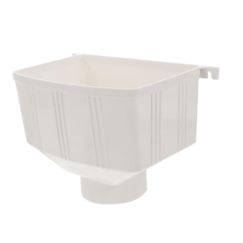 jojofuny Regenfallrohr Verbinder Langlebiger Dachrinnen Adapter aus Robustem Kunststoff Einfache Installation Effiziente Regenwasserableitung als Regenwassersammler für Fallrohr und von jojofuny