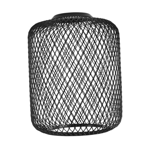 jojofuny Retro Industrial Metall Lampenschirm aus Eisen Hängelampe Lampenschirmrahmen für Wohnzimmer Hotel Pendelleuchte Robust und Platzsparend von jojofuny