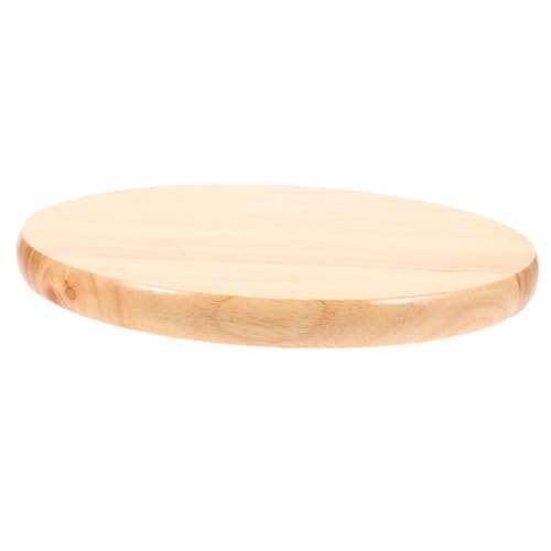jojofuny Runde Hockerplatte aus massivem Holz Planke Stühle Ersatz tragbarer Stuhl Außenhocker Austausch der Barhockersitze Sitzteil Stuhl aus Holz Hocker Zubehör hölzern von jojofuny